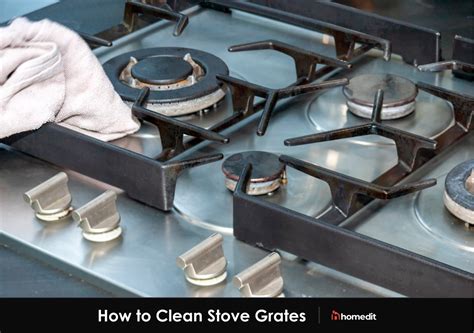 how to clean grates in kitchen